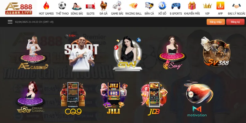 AE888 - Nhà cái cá cược trực tuyến uy tín số 1 châu Á 25 Cung cấp kho game cá cược đa dạng